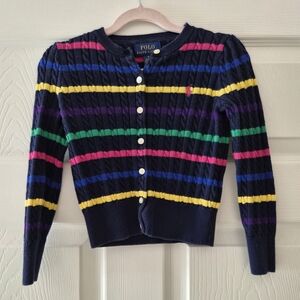 Polo by Ralph Lauren Colorful Striped Cardigan